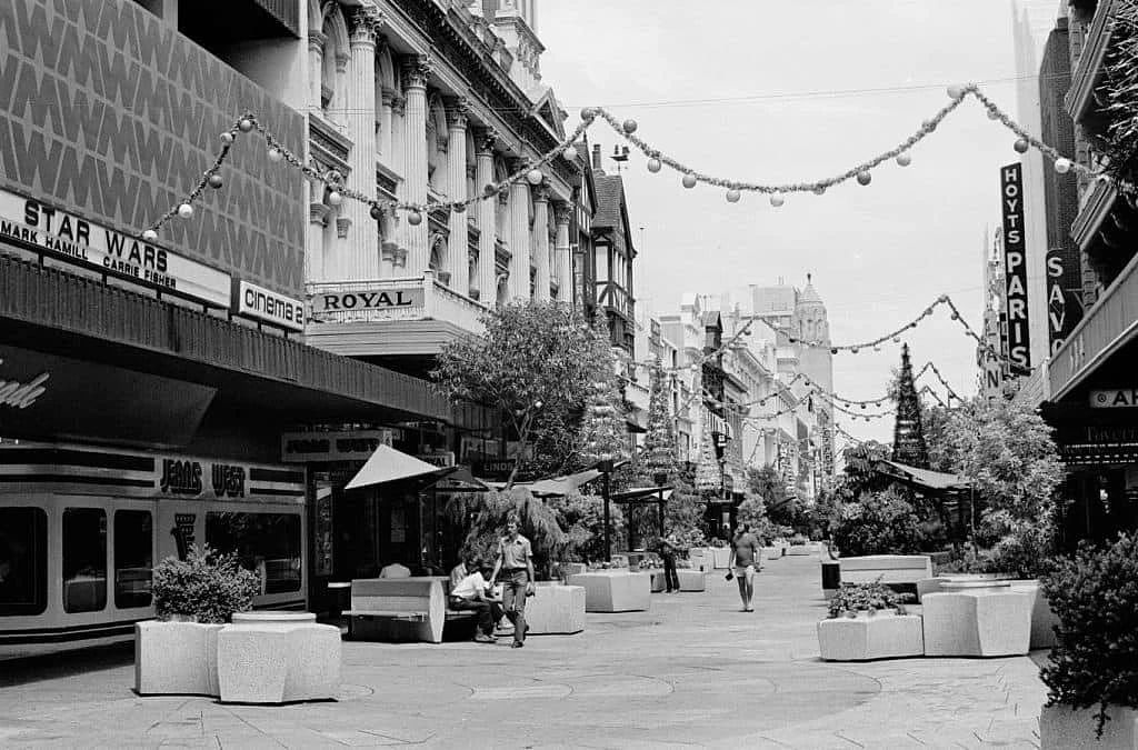 Perth vintage cinemas, Hoyts Hay Street Mall 1978 Star Wars