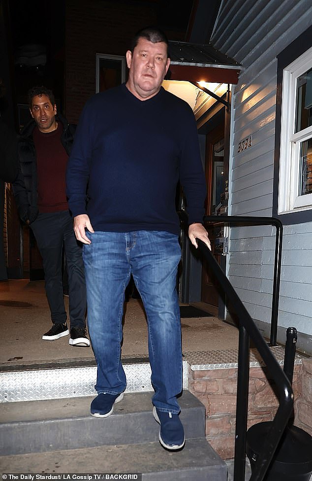 James Packer (pictured) has been rebuilding his life after a few difficult years. And the billionaire casino baron was looking relaxed and healthy as he left Matsuhisa restaurant in Aspen, Colorado on Saturday night