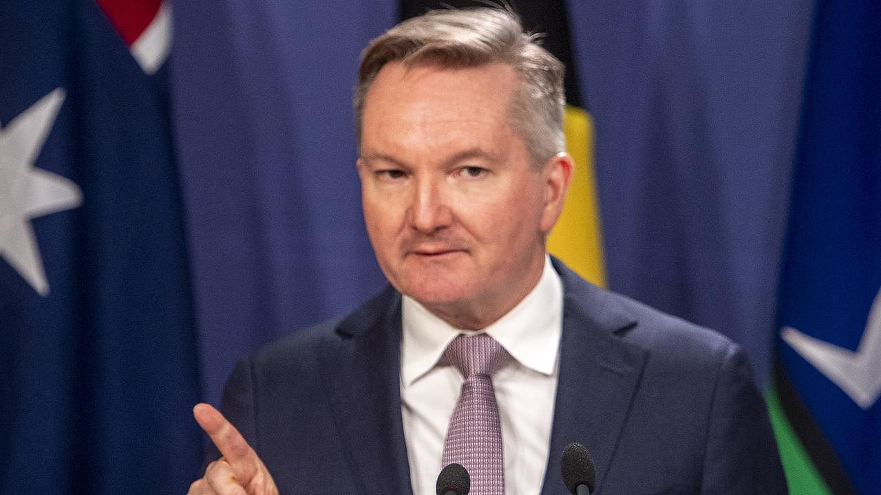 Climate Change and Energy Minister Chris Bowen. Picture: NewsWire/Jeremy Piper