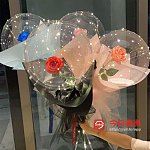 情人节玫瑰气球未充气套装批量出售