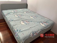 2張近新IKEA QUEEN SIZE 床架和床褥