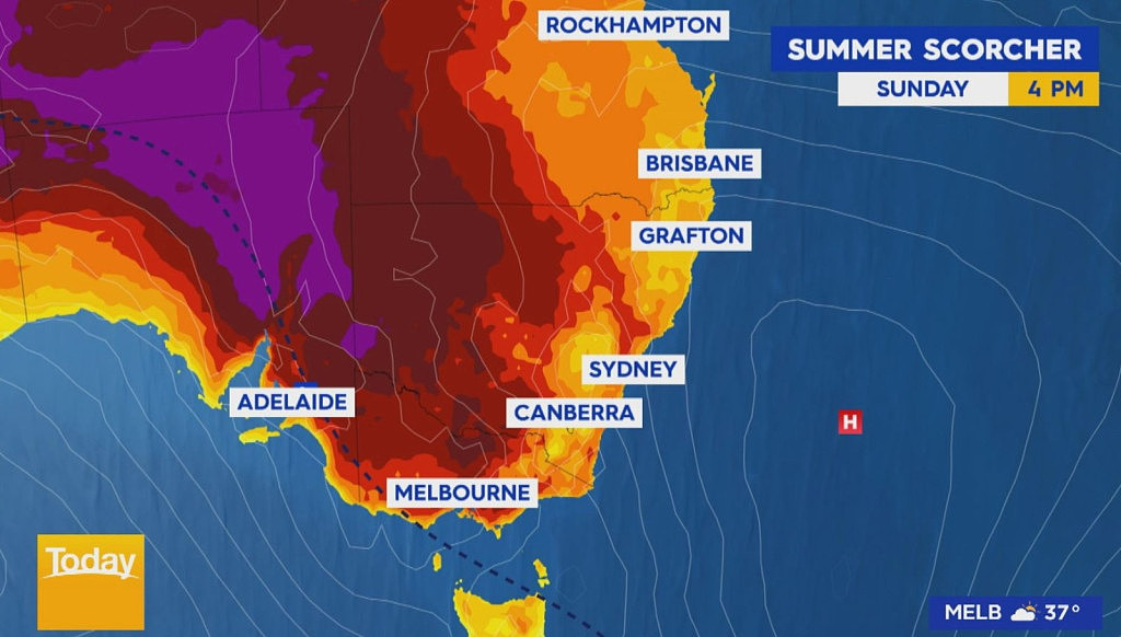 热浪席卷澳洲东海岸！维州将迎10年来最热周末，新州气温超40度（组图） - 2