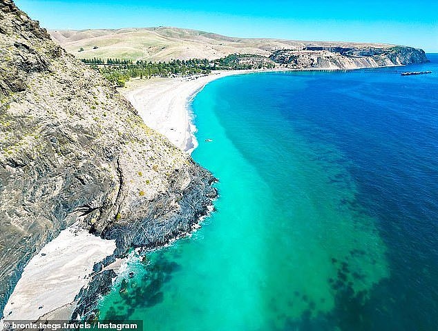 Hundreds on social media have boasted about the beach and compared it to the Mediterranean