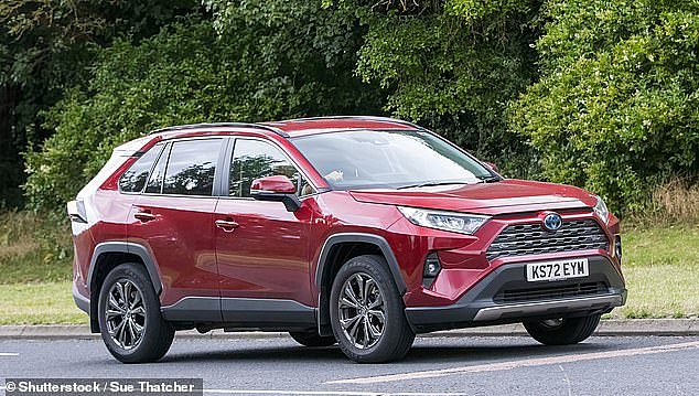 Toyota's hybrid RAV4 SUV claimed the top spot on the December list that was dominated by other SUVs