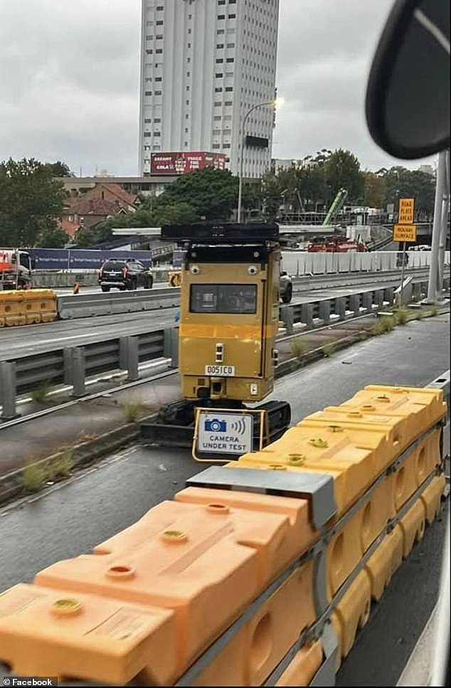 A peculiar looking yellow traffic camera raised alarm on the northern beaches over the week