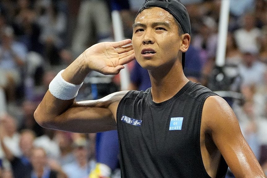 Australian tennis player Li Tu at US Open in 2024. 