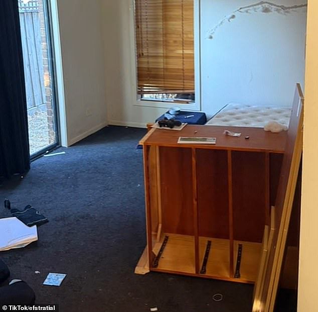 A Melbourne homeowner showed the damage left at her investment property after renting it for seven years