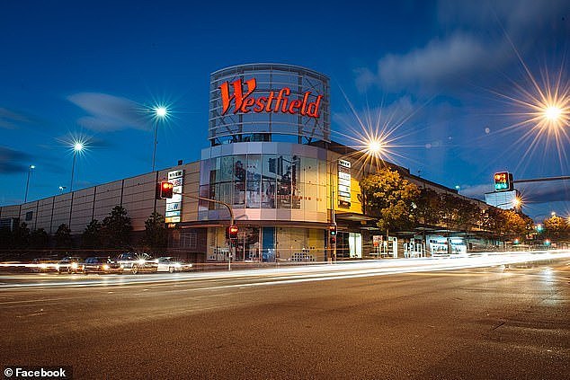 The man was arrested at Westfield Liverpool in Sydney's south-west on Tuesday (pictured)