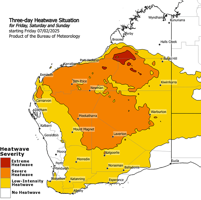 西澳极端高温天气来袭，部分地区气温将达50℃（图） - 2