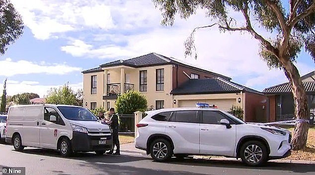 Emergency services rushed to the home in Melbourne's south-east shortly after 2pm