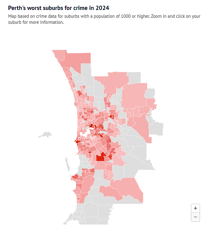 珀斯郊区犯罪率排名出炉，华人区上榜，这些地方最可怕（组图） - 2