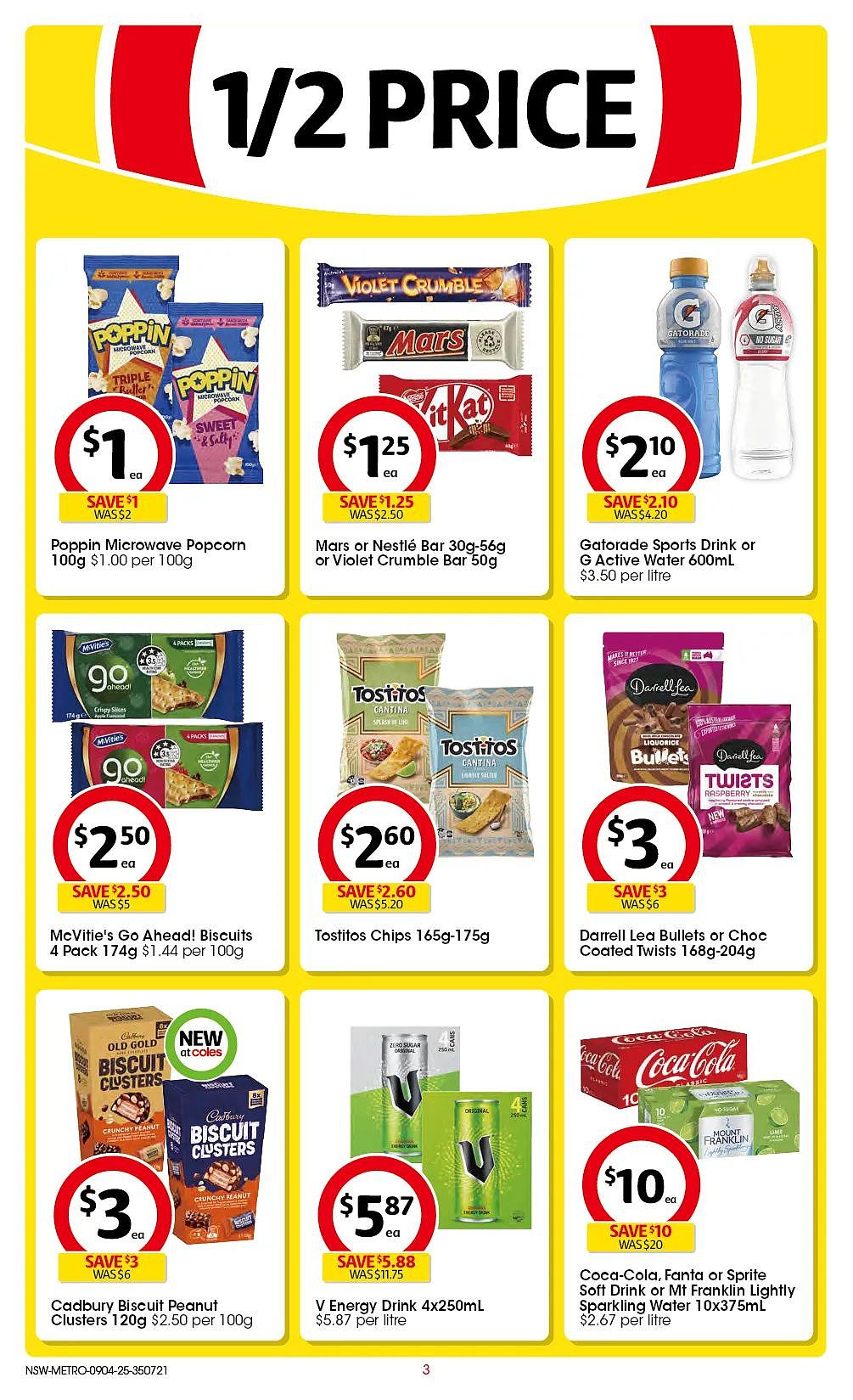 本周最新!澳洲各大超商特价商品一网打尽,大批好物骨折破半价!WWS、Coles、Aldi、UMall…(组图) - 55