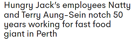 亚裔姐妹花移民澳洲，在Hungry Jack’s打工50年！直言：无意退休，“做梦都想着工作”（组图） - 1