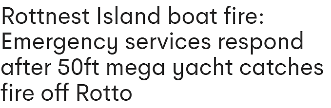 豪华游艇在澳洲海岸附近起火！现场冒出滚滚黑烟，所有乘客紧急撤离（图） - 1