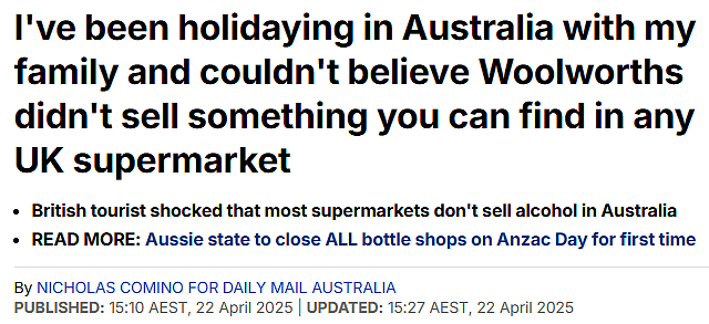 珀斯外籍美女逛Woolworths，发现个奇怪现象，网友们在线帮科普（图） - 1