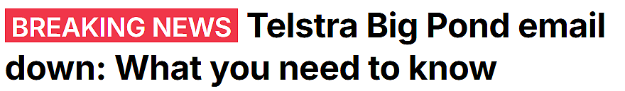 Telstra电邮服务故障，持续超24小时！数千澳人无法访问账户（组图） - 1