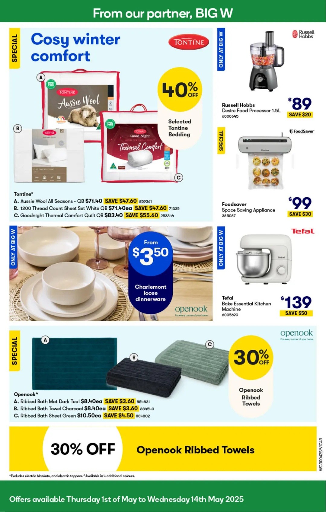 本周最新!澳洲各大超商特价商品一网打尽,大批好物骨折破半价!WWS、Coles、Aldi、UMall…(组图) - 45