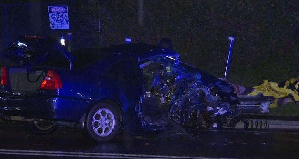 悲剧！悉尼街头发生致命车祸，汽车驶离道路撞上2棵树，司机当场死亡（组图） - 4