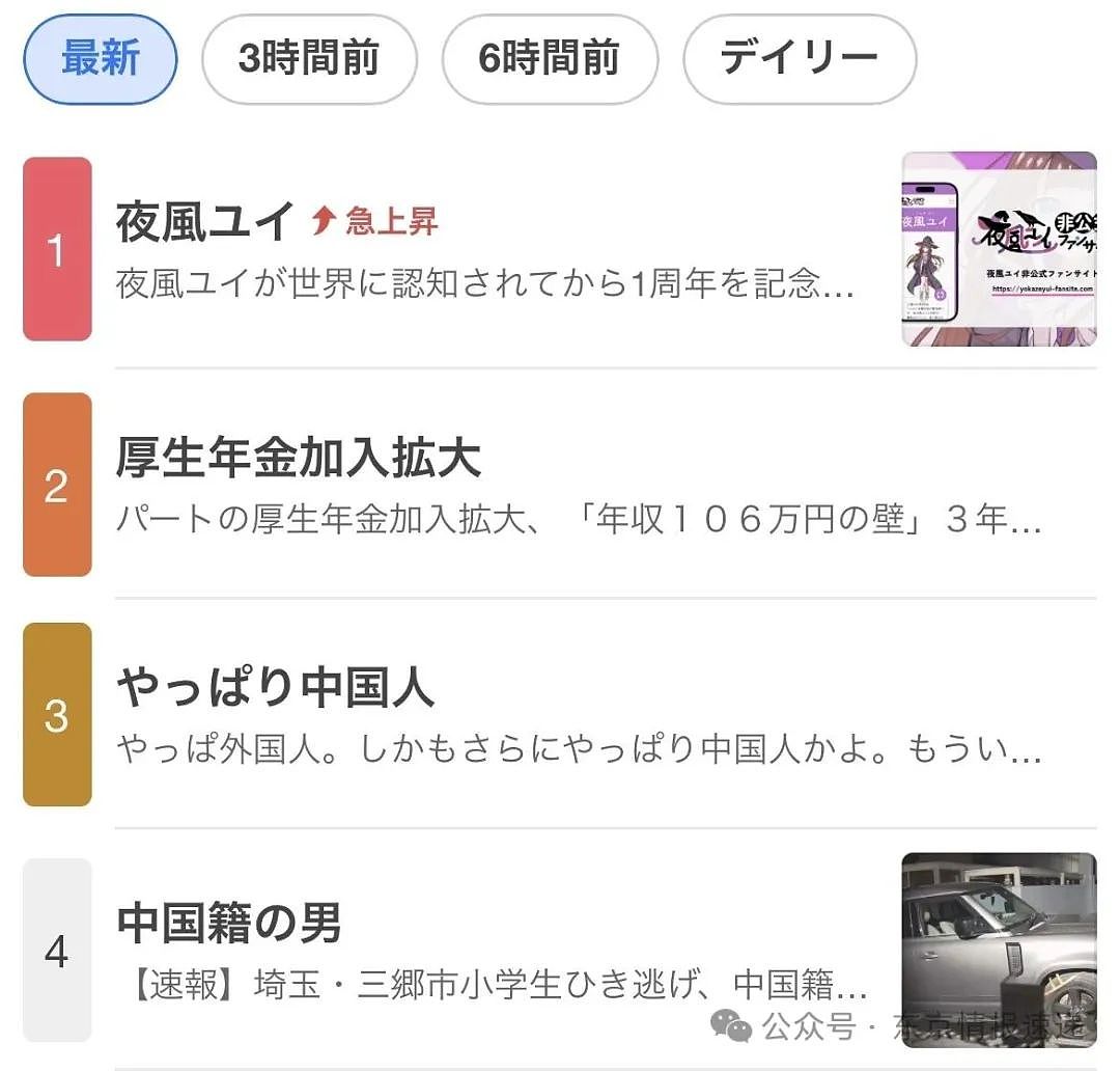 冲上日本热搜!两名中国籍男性驾驶豪车,撞伤4名日本小学生后逃逸(视频/组图) - 1