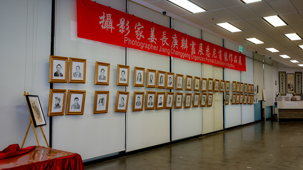 摄影家姜长庚先生手绘肖像展，中华文化中心举行盛大开幕式（组图） - 12