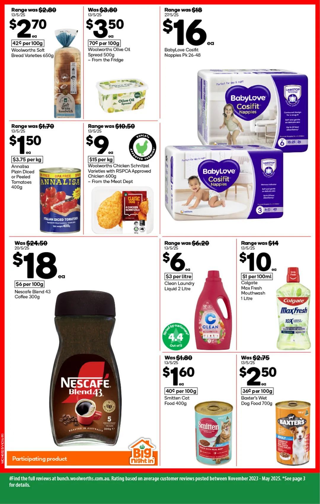 本周最新!澳洲各大超商特价商品一网打尽,大批好物骨折破半价!Woolworths、Coles、Aldi、UMall…(组图) - 16