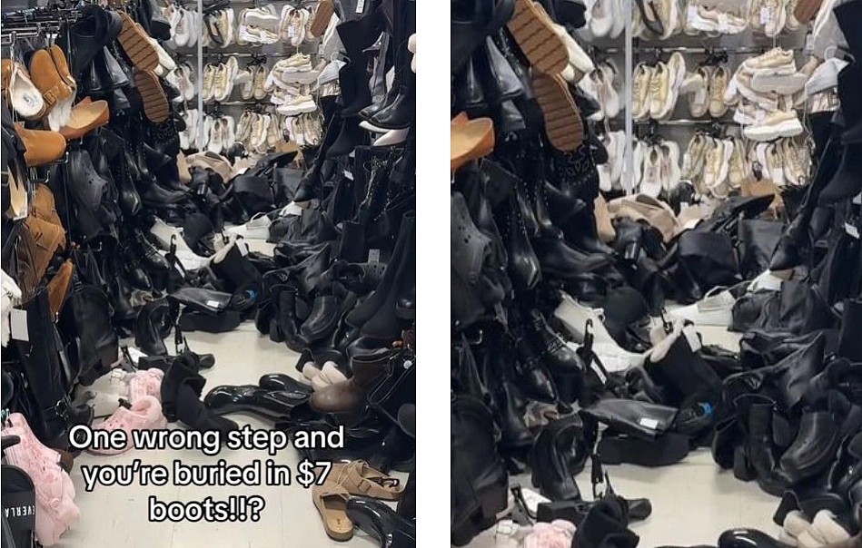 悉尼Kmart一片狼藉引热议！数百双鞋子散落在地，顾客直呼噩梦（图） - 2