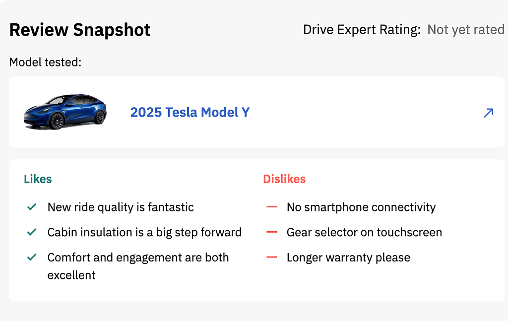 $58,900起售！2025款特斯拉Model Y RWD澳洲实测（组图） - 4