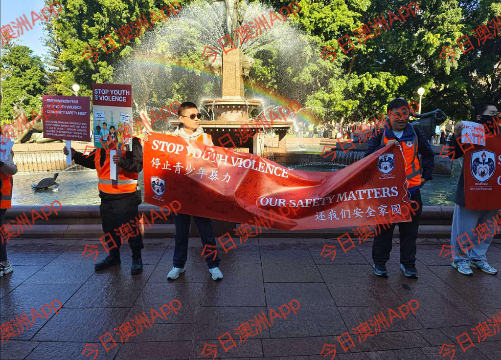 现场直击!数百华人悉尼CBD游行,吁严惩青少年犯罪!“华人不是好欺负的”(视频/组图) - 13