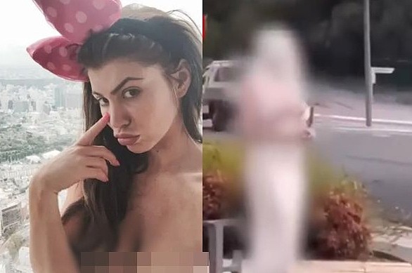 恐怖!澳洲真人秀女星斩首男友并焚尸,半裸持刀吓坏路人(视频/图) - 6