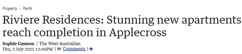 太壕了！珀斯Applecross新公寓落成，开放日预约开启（组图） - 1