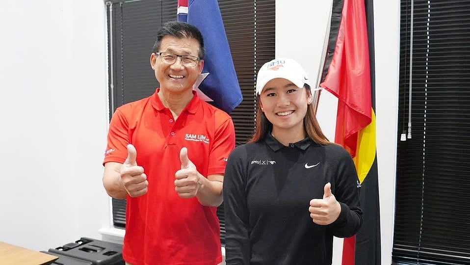 Celine Chen 是西澳天赋非常好的年轻高尔夫选手之一，并且她非常自豪地把Tangney当作她的家（组图） - 1