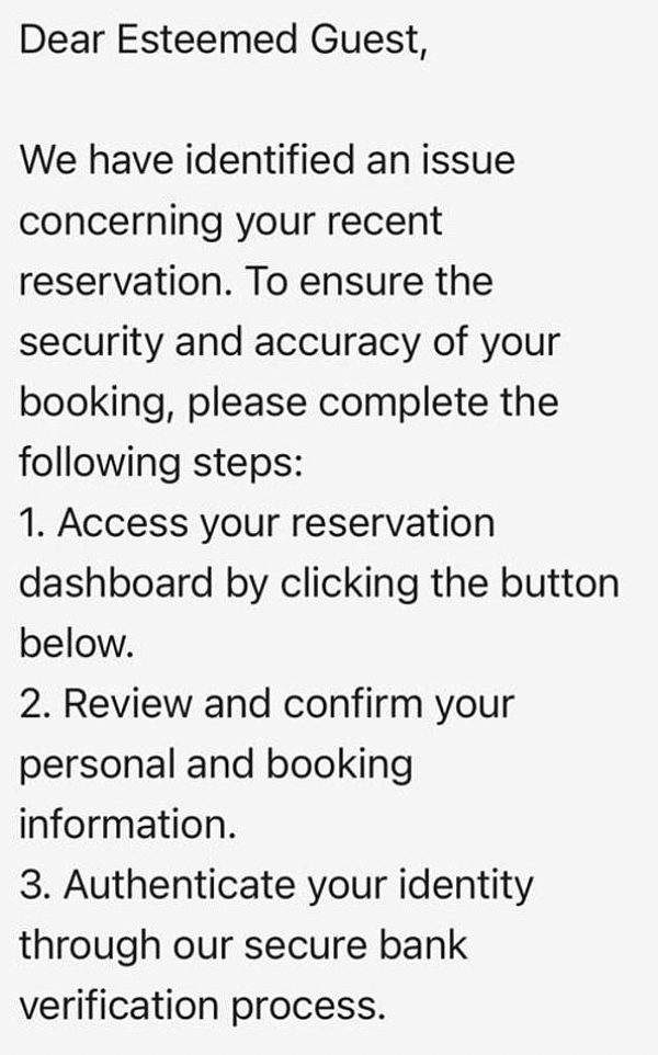 Booking.com订房遭遇钓鱼骗局,澳洲IT专家夫妇痛失$2800(组图) - 5