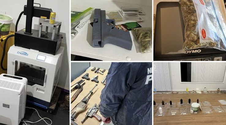 从3D打印枪到迷幻蘑菇：新州警方打击非法武器制造链，嫌犯面临多项重罪指控（组图） - 2
