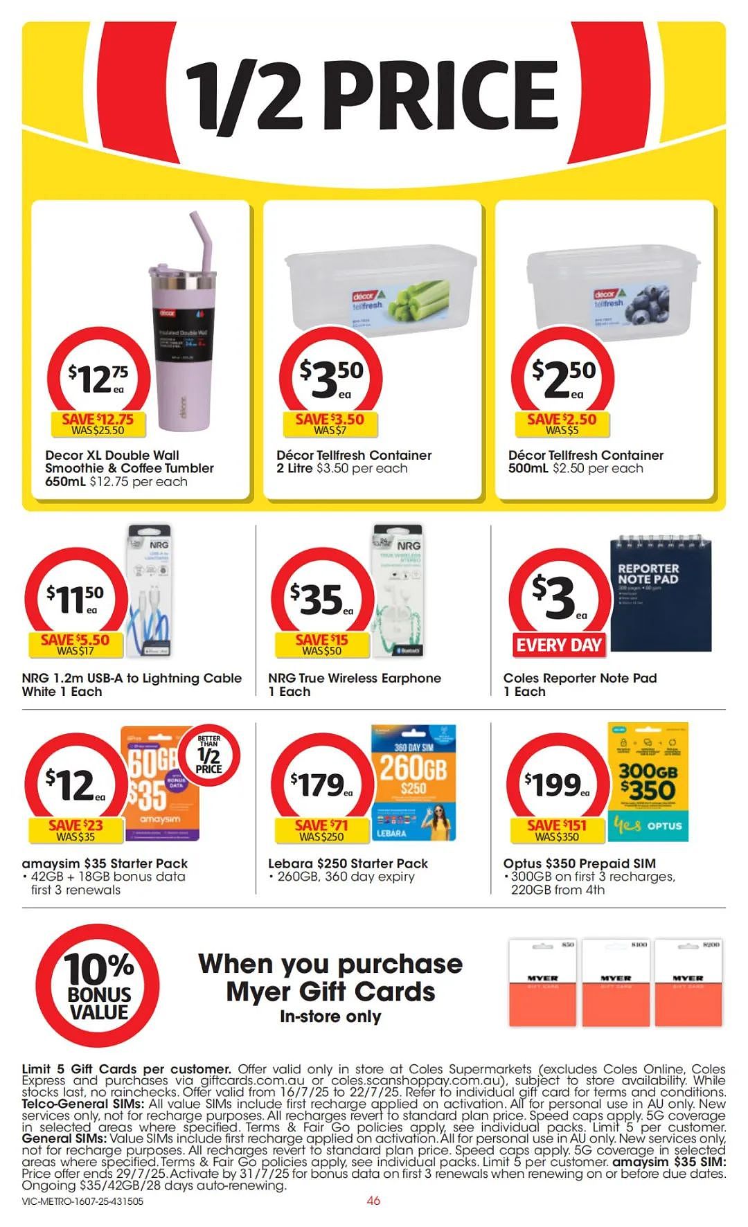 本周最新!澳洲各大超商特价商品一网打尽,大批好物骨折破半价!Woolworths、Coles、Aldi、UMall…(组图) - 94