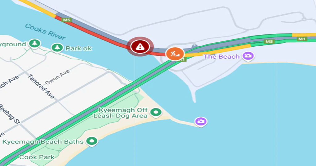悉尼M5隧道发生火灾，Mascot路段严重拥堵（图） - 1