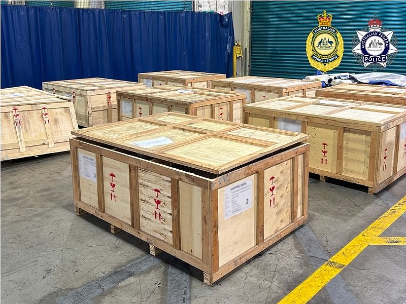 3亚裔男子涉藏毒入澳被控！警方缴获597kg冰毒，黑市价约$5.55亿（组图） - 2
