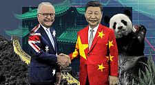 反对党批艾博年访华是“度假”，自由党内部担忧：教训还没吃够？（组图）