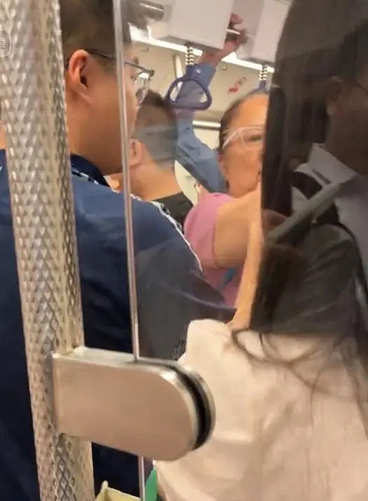 大妈地铁辱骂乘客后续：警方介入，乘警面前叫骂，孙子都嫌她丢脸（视频/组图） - 6
