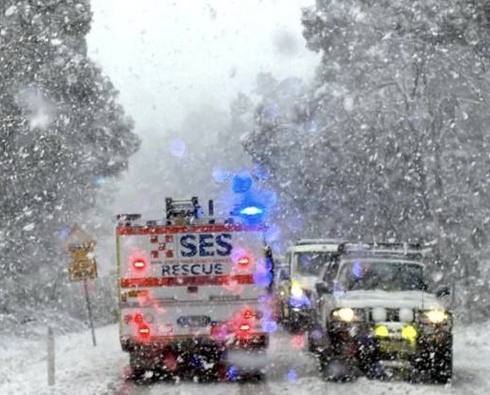 新州北部罕见暴雪覆盖多地，全州遭风暴肆虐（图） - 2