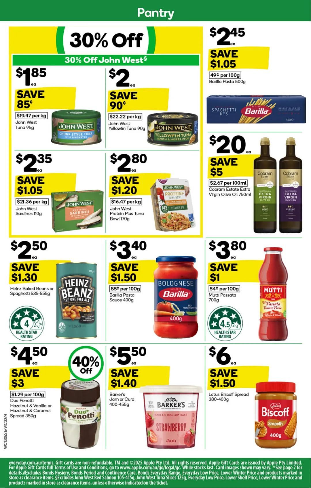 本周最新!澳洲各大超商特价商品一网打尽,大批好物骨折破半价!Woolworths、Coles、Aldi、UMall…(组图) - 30