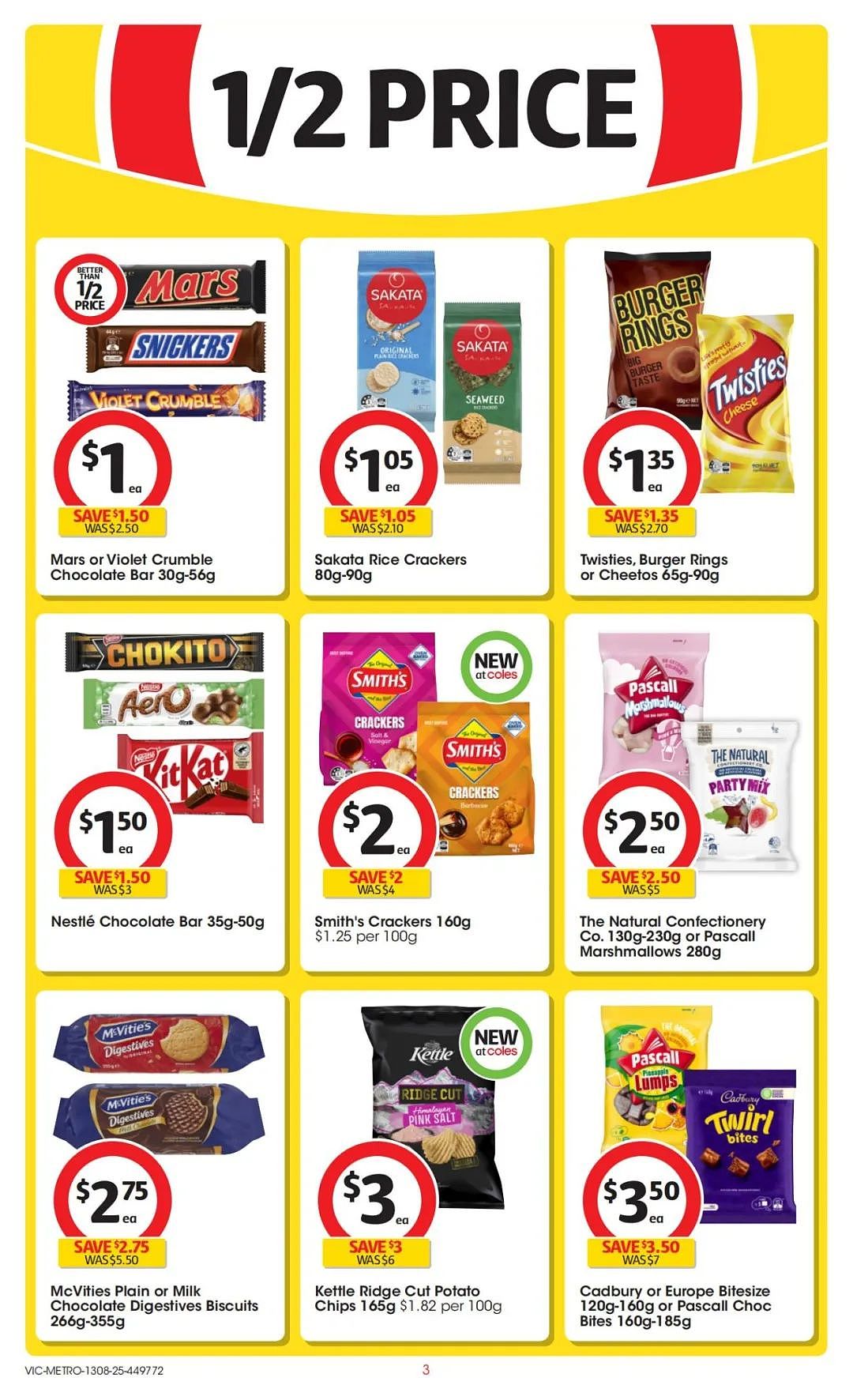 本周最新!澳洲各大超商特价商品一网打尽,大批好物骨折破半价!Woolworths、Coles、Aldi、UMall…(组图) - 48