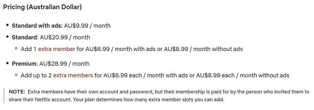 Netflix澳洲再涨价！高级套餐逼近$30/月，一年内涨幅超25%（组图） - 3
