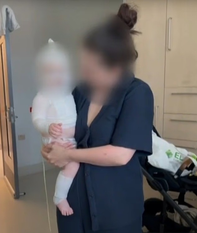 中国留学生向澳男婴泼热咖啡，受害者母亲哭诉：已接受8次手术，他应该承担责任（视频/组图） - 2