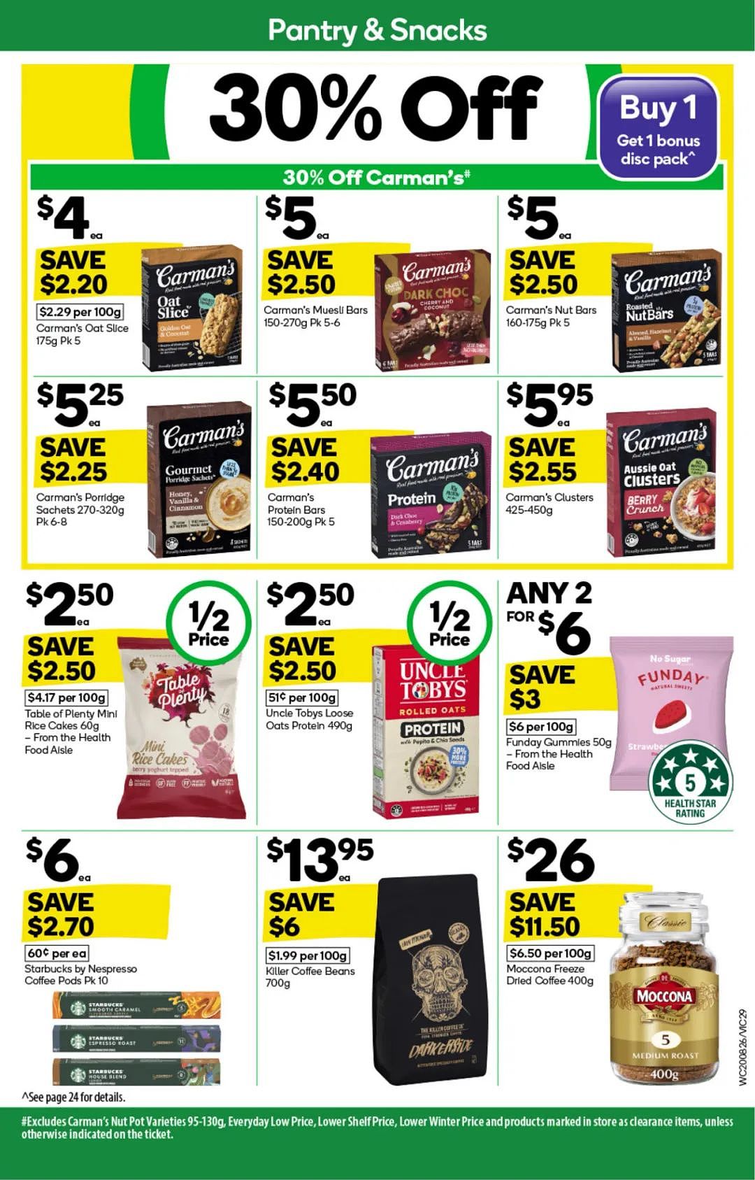 本周最新!澳洲各大超商特价商品一网打尽,大批好物骨折破半价!Woolworths、Coles、Aldi、UMall…(组图) - 29