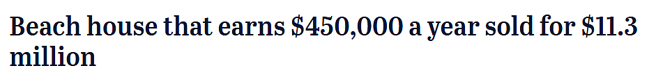 悉尼知名豪宅易主,$1130万成交!旺季一晚租金$5500,年入$45万堪比印钞机(组图) - 1