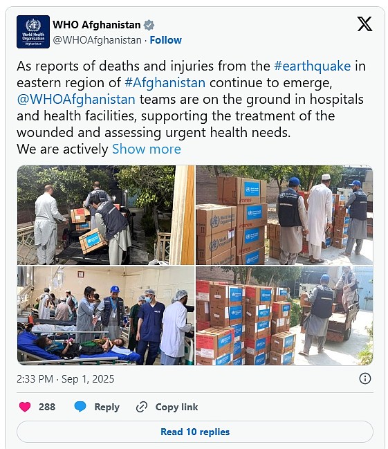 至少1400人死!阿富汗发生6.1级地震,房屋坍塌成废墟医院爆满,塔利班求援(视频/组图) - 1