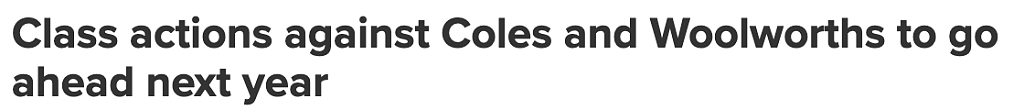 Coles和Woolies面临集体诉讼：被指折扣定价误导消费者，明年开审（图） - 1