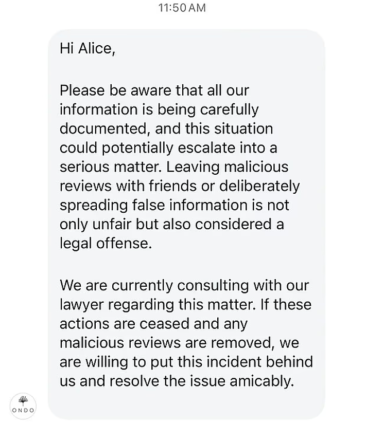 网红给差评,遭澳CBD餐厅拉黑!华人老板:她想免单,我们不答应(组图) - 4