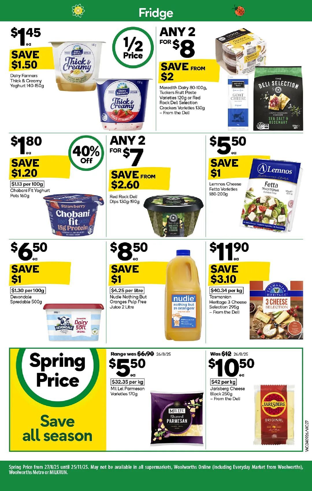 本周最新!澳洲各大超商折扣清单出炉,全品类好物触达历史低价!Woolworths、Coles、UMall、Aldi…(组图) - 27