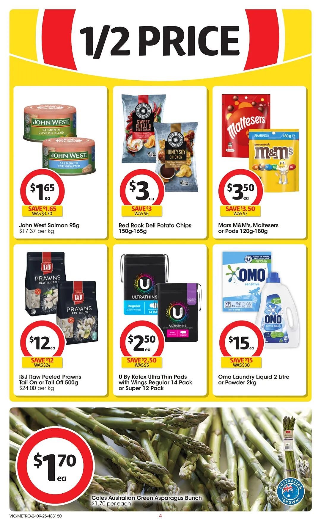 本周最新!澳洲各大超商折扣清单出炉,全品类好物触达历史低价!Woolworths、Coles、UMall、Aldi…(组图) - 54